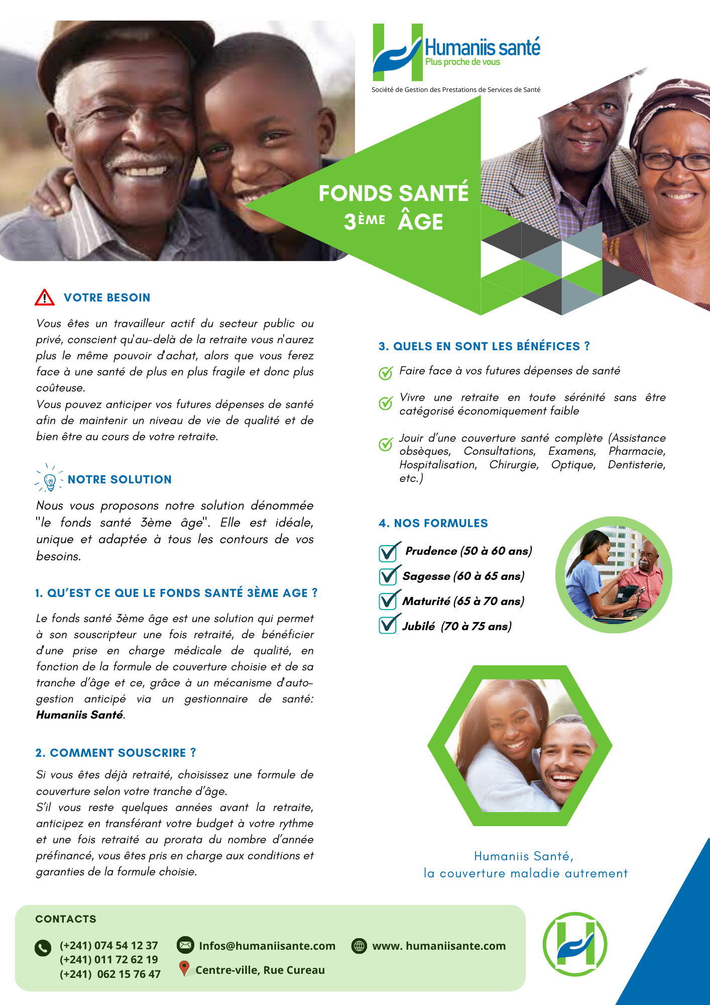 Flyer Fonds santé 3ème Âge